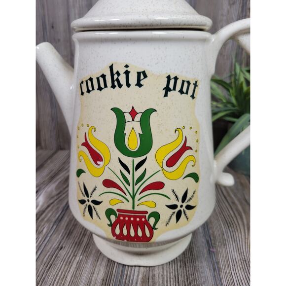 Vintage McCoy Cookie Jar Coffee Pottery Canister - Picture 2 of 6